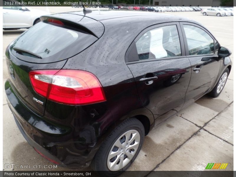 Midnight Black / Black 2012 Kia Rio Rio5 LX Hatchback