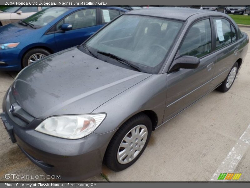 Magnesium Metallic / Gray 2004 Honda Civic LX Sedan