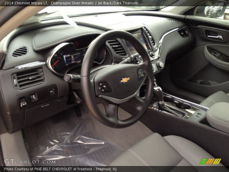 Champagne Silver Metallic / Jet Black/Dark Titanium 2014 Chevrolet Impala LT