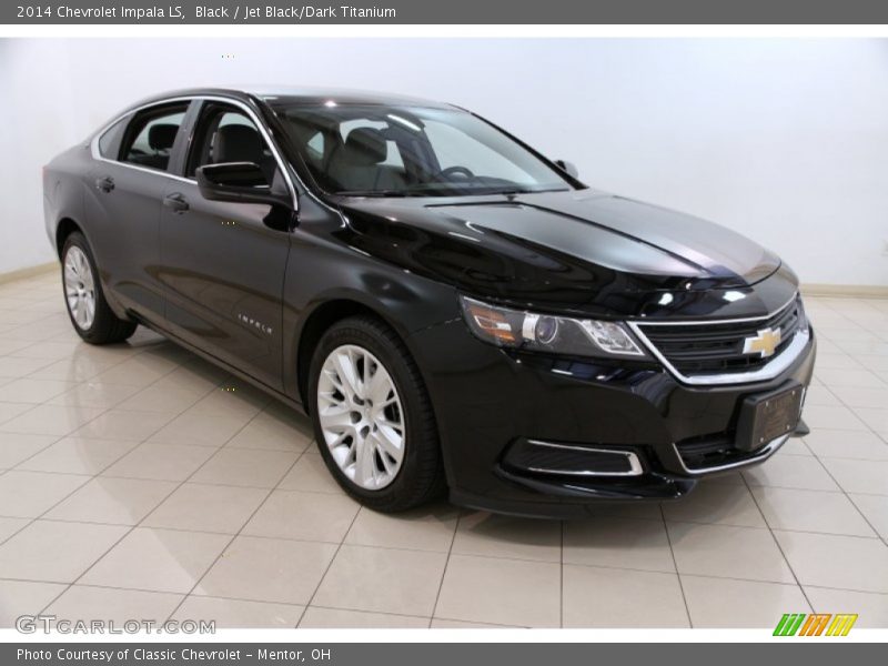 Black / Jet Black/Dark Titanium 2014 Chevrolet Impala LS