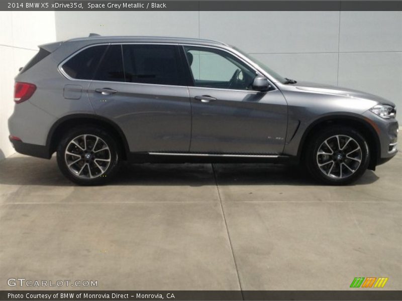 Space Grey Metallic / Black 2014 BMW X5 xDrive35d