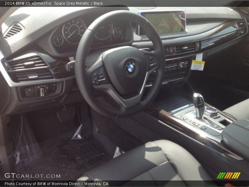 Space Grey Metallic / Black 2014 BMW X5 xDrive35d