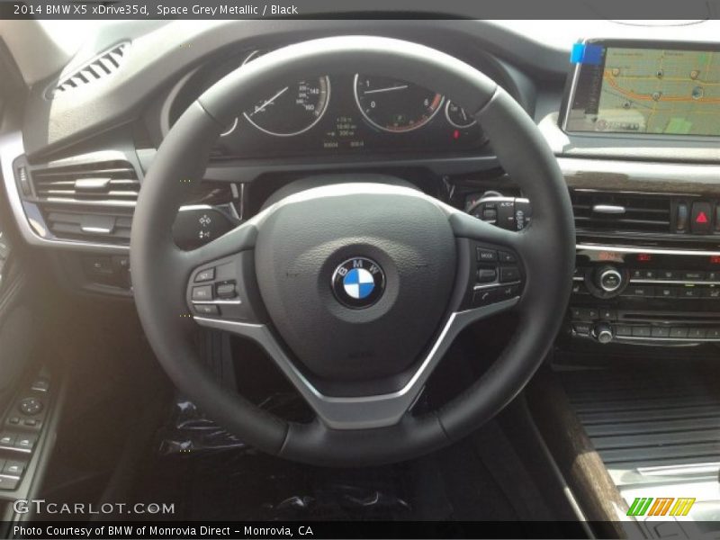 Space Grey Metallic / Black 2014 BMW X5 xDrive35d