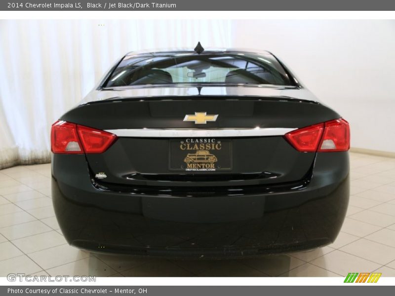 Black / Jet Black/Dark Titanium 2014 Chevrolet Impala LS