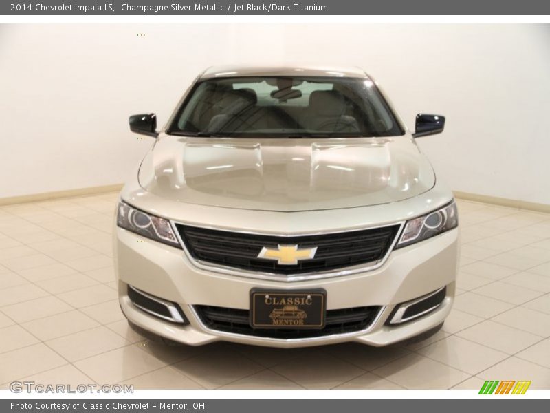 Champagne Silver Metallic / Jet Black/Dark Titanium 2014 Chevrolet Impala LS