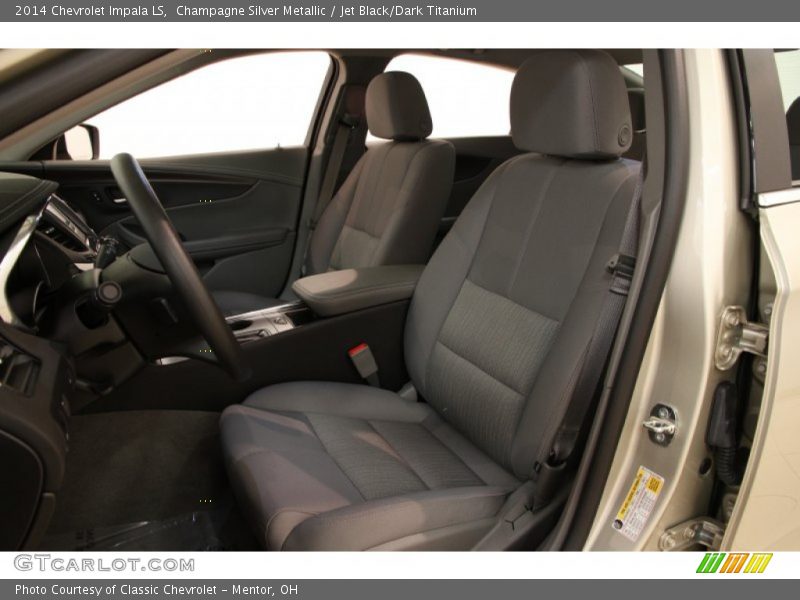 Champagne Silver Metallic / Jet Black/Dark Titanium 2014 Chevrolet Impala LS