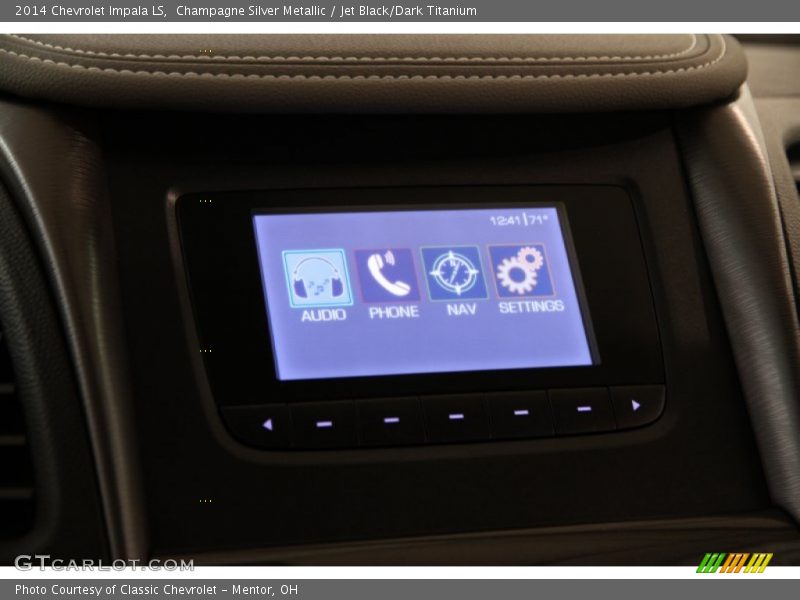 Champagne Silver Metallic / Jet Black/Dark Titanium 2014 Chevrolet Impala LS