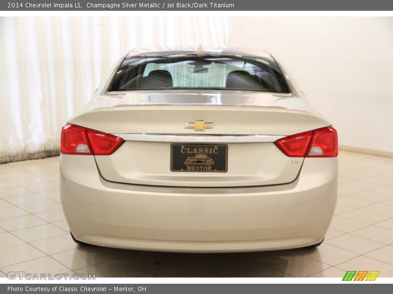Champagne Silver Metallic / Jet Black/Dark Titanium 2014 Chevrolet Impala LS