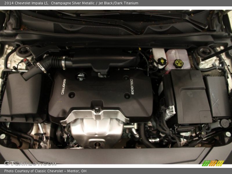 Champagne Silver Metallic / Jet Black/Dark Titanium 2014 Chevrolet Impala LS