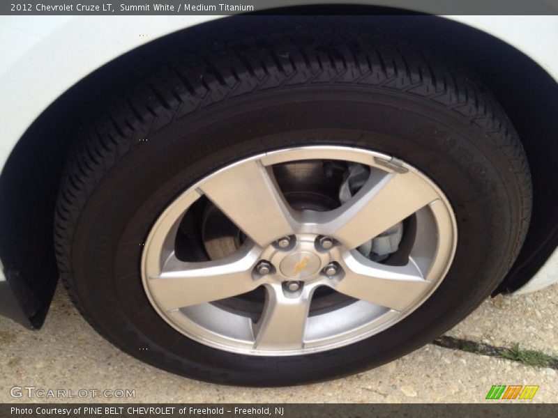 Summit White / Medium Titanium 2012 Chevrolet Cruze LT