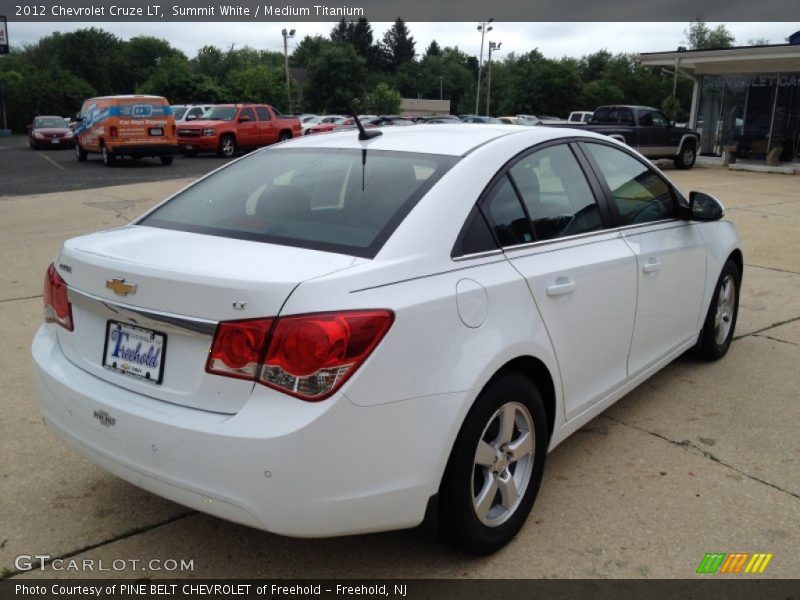 Summit White / Medium Titanium 2012 Chevrolet Cruze LT