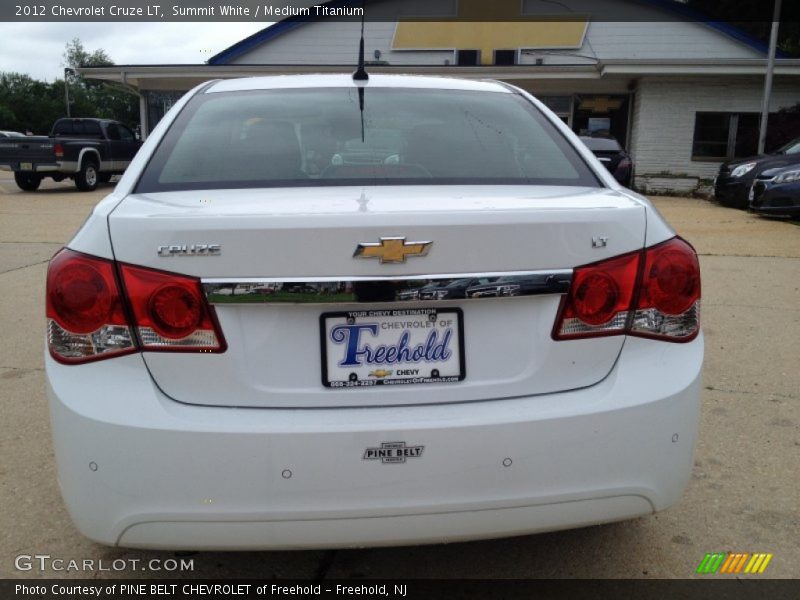Summit White / Medium Titanium 2012 Chevrolet Cruze LT