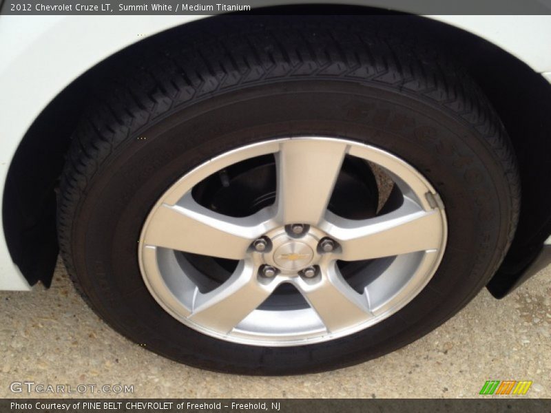Summit White / Medium Titanium 2012 Chevrolet Cruze LT