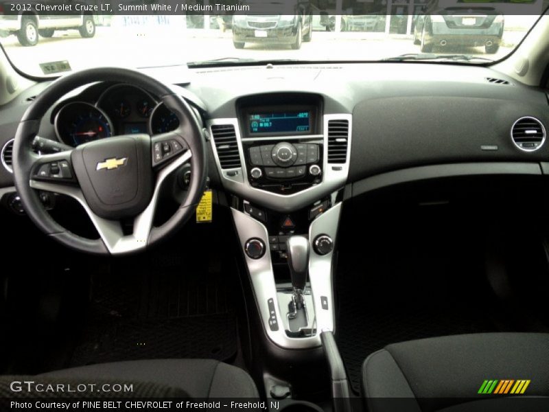 Summit White / Medium Titanium 2012 Chevrolet Cruze LT