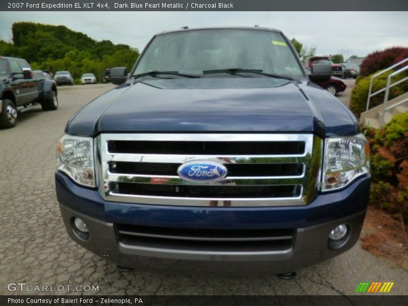 Dark Blue Pearl Metallic / Charcoal Black 2007 Ford Expedition EL XLT 4x4