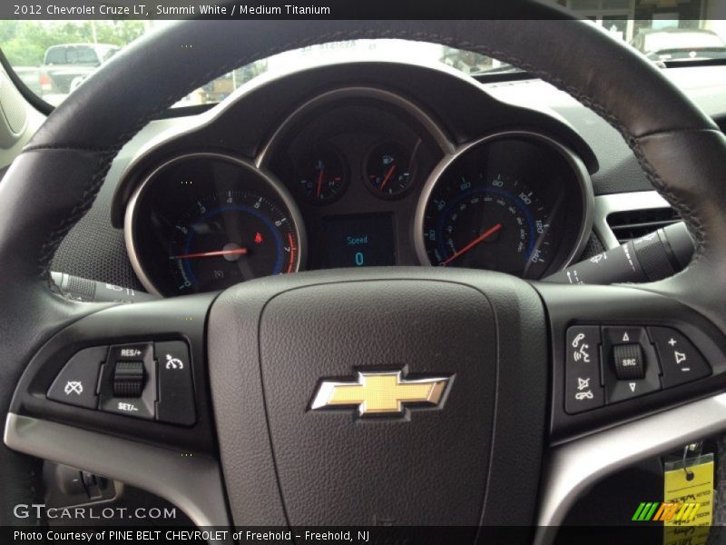 Summit White / Medium Titanium 2012 Chevrolet Cruze LT