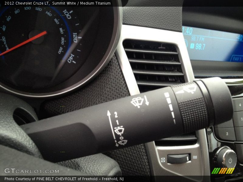 Summit White / Medium Titanium 2012 Chevrolet Cruze LT
