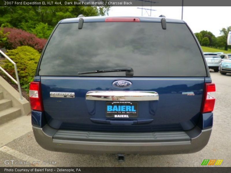 Dark Blue Pearl Metallic / Charcoal Black 2007 Ford Expedition EL XLT 4x4