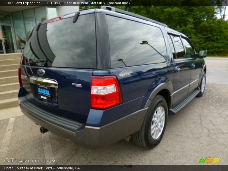 Dark Blue Pearl Metallic / Charcoal Black 2007 Ford Expedition EL XLT 4x4
