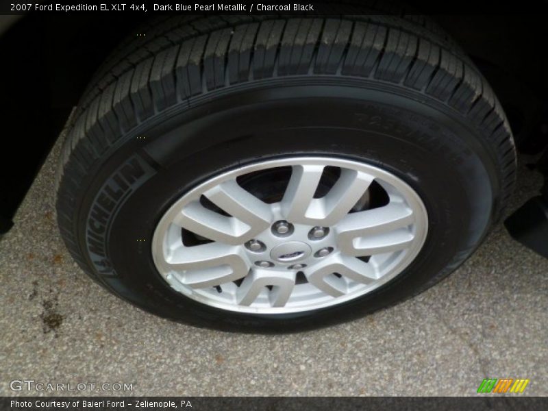 Dark Blue Pearl Metallic / Charcoal Black 2007 Ford Expedition EL XLT 4x4