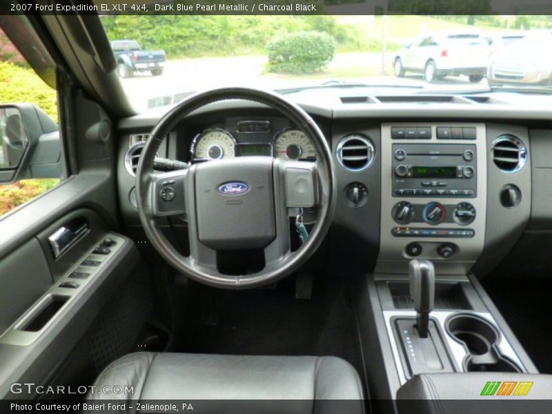 Dark Blue Pearl Metallic / Charcoal Black 2007 Ford Expedition EL XLT 4x4