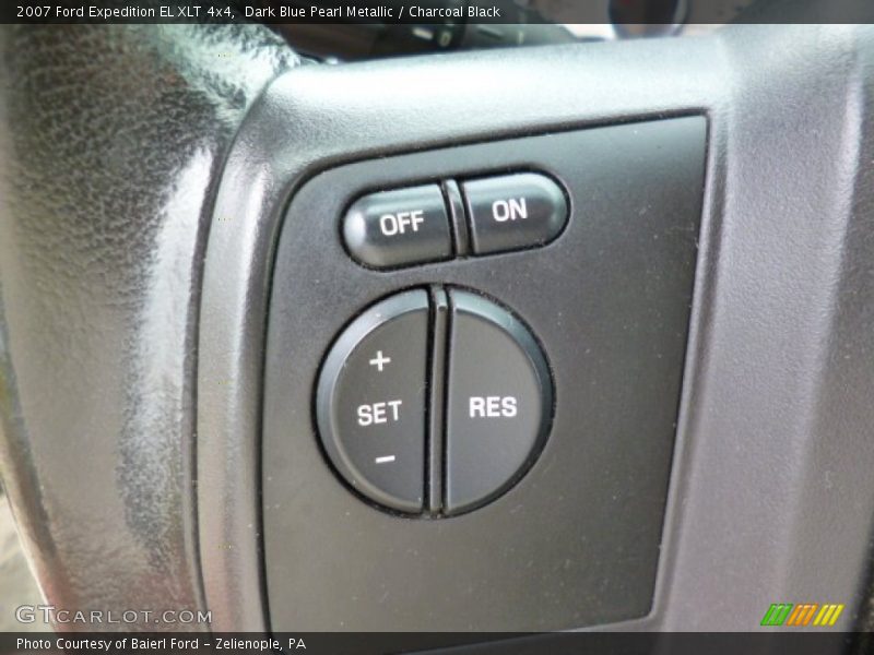 Dark Blue Pearl Metallic / Charcoal Black 2007 Ford Expedition EL XLT 4x4