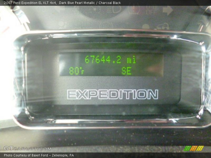 Dark Blue Pearl Metallic / Charcoal Black 2007 Ford Expedition EL XLT 4x4