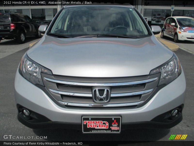 Alabaster Silver Metallic / Black 2012 Honda CR-V EX-L 4WD