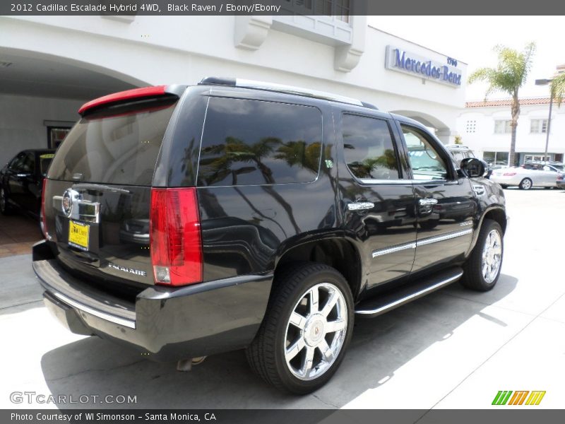Black Raven / Ebony/Ebony 2012 Cadillac Escalade Hybrid 4WD