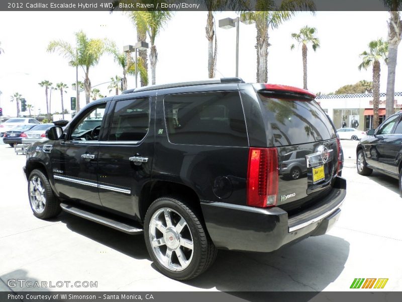 Black Raven / Ebony/Ebony 2012 Cadillac Escalade Hybrid 4WD