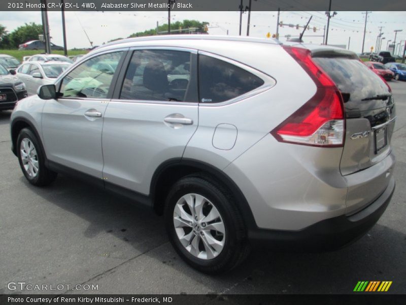 Alabaster Silver Metallic / Black 2012 Honda CR-V EX-L 4WD