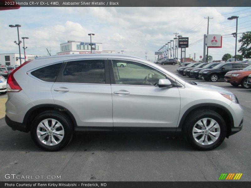 Alabaster Silver Metallic / Black 2012 Honda CR-V EX-L 4WD