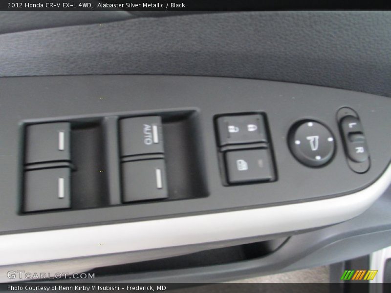 Alabaster Silver Metallic / Black 2012 Honda CR-V EX-L 4WD