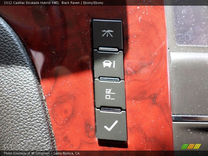 Controls of 2012 Escalade Hybrid 4WD