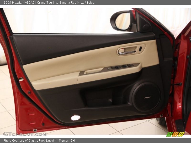 Sangria Red Mica / Beige 2009 Mazda MAZDA6 i Grand Touring