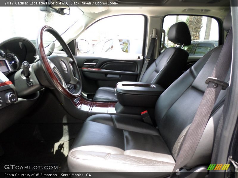 Front Seat of 2012 Escalade Hybrid 4WD
