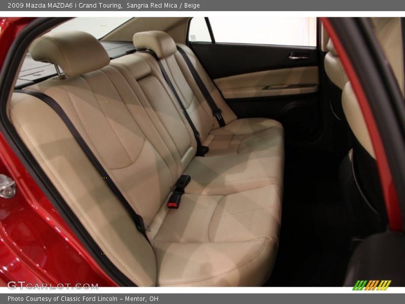Sangria Red Mica / Beige 2009 Mazda MAZDA6 i Grand Touring