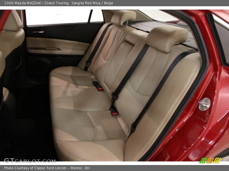 Sangria Red Mica / Beige 2009 Mazda MAZDA6 i Grand Touring