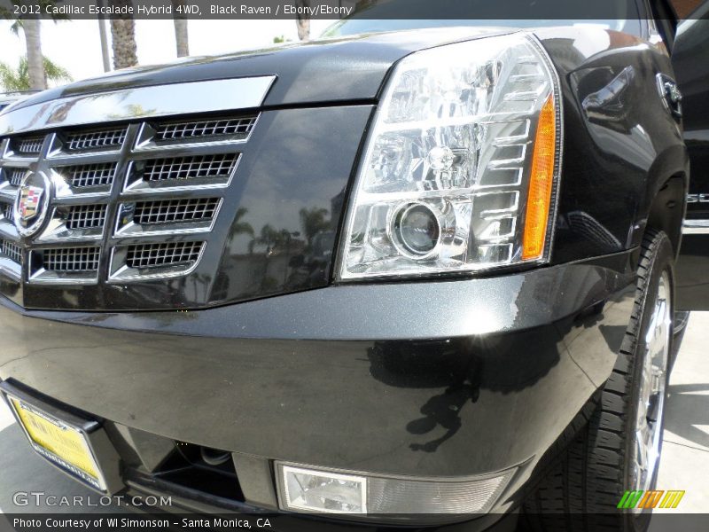 Black Raven / Ebony/Ebony 2012 Cadillac Escalade Hybrid 4WD