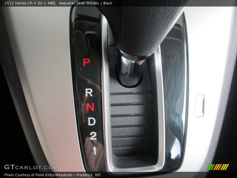 Alabaster Silver Metallic / Black 2012 Honda CR-V EX-L 4WD