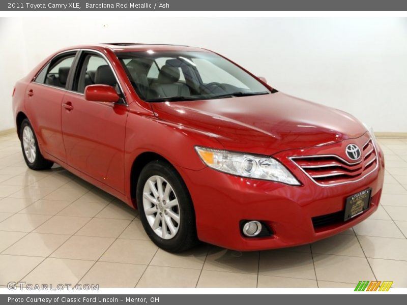 Barcelona Red Metallic / Ash 2011 Toyota Camry XLE