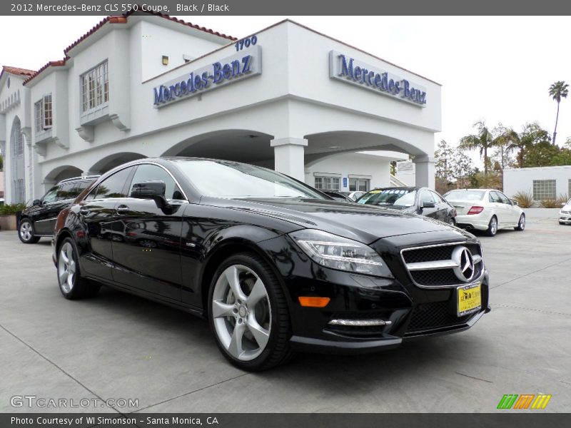 Black / Black 2012 Mercedes-Benz CLS 550 Coupe