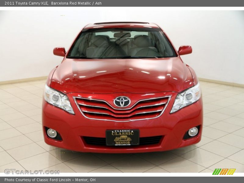 Barcelona Red Metallic / Ash 2011 Toyota Camry XLE