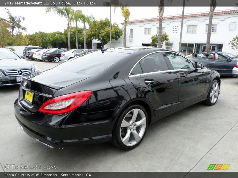 Black / Black 2012 Mercedes-Benz CLS 550 Coupe
