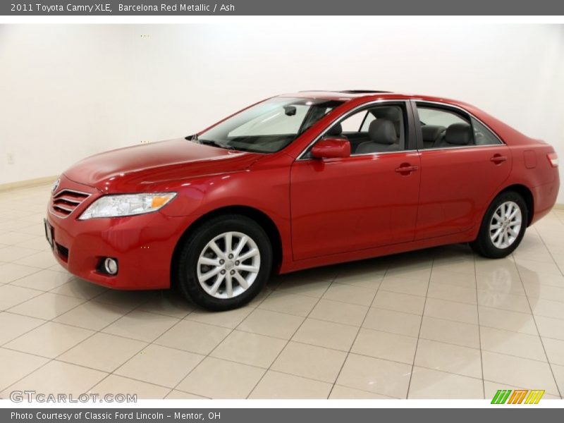 Barcelona Red Metallic / Ash 2011 Toyota Camry XLE