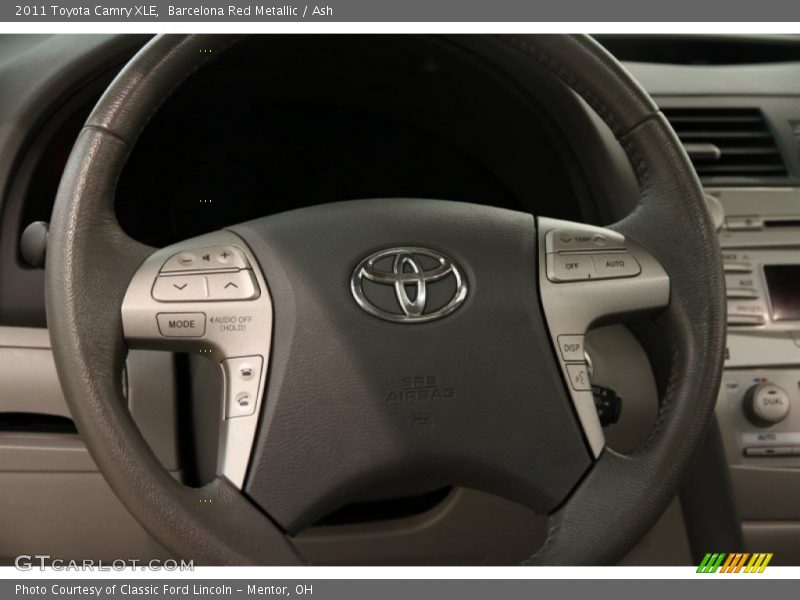 Barcelona Red Metallic / Ash 2011 Toyota Camry XLE