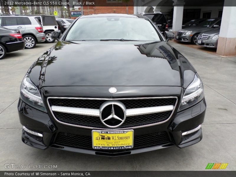Black / Black 2012 Mercedes-Benz CLS 550 Coupe