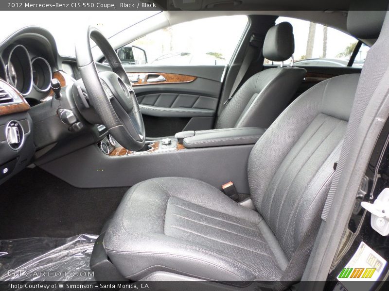 Black / Black 2012 Mercedes-Benz CLS 550 Coupe
