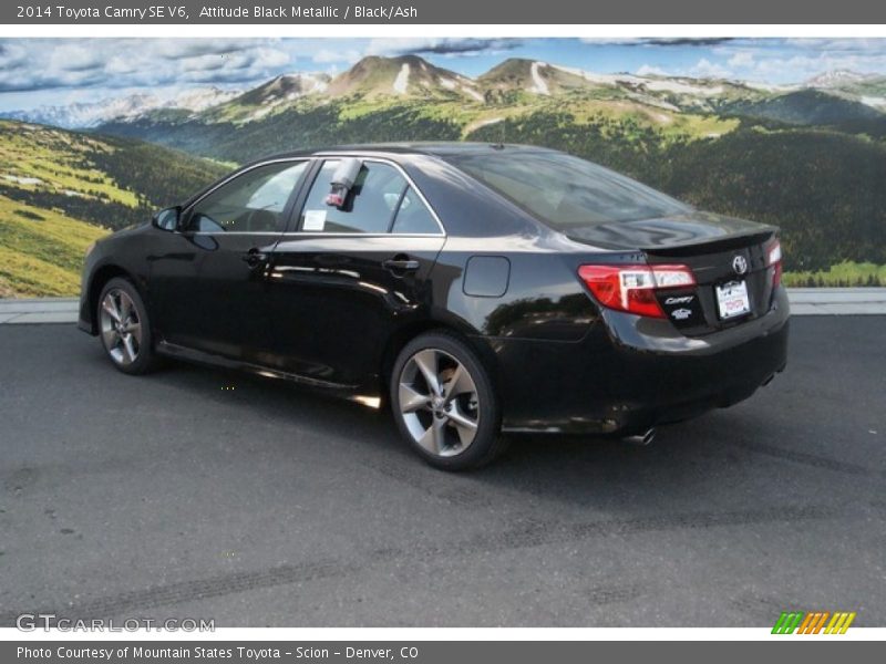 Attitude Black Metallic / Black/Ash 2014 Toyota Camry SE V6