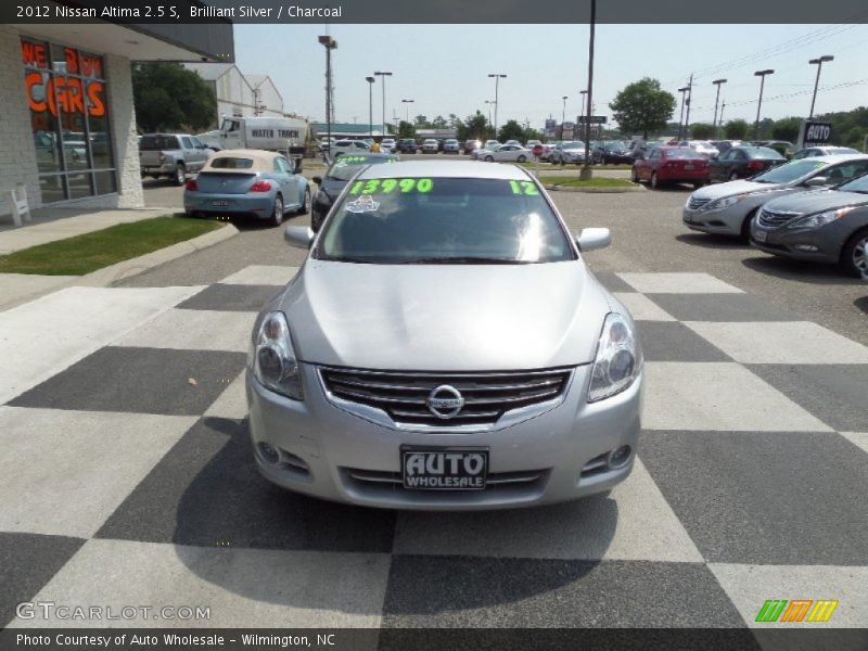 Brilliant Silver / Charcoal 2012 Nissan Altima 2.5 S